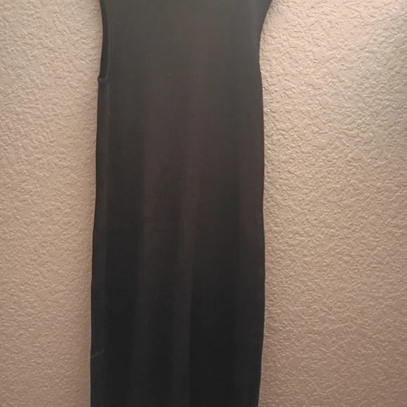 Kasper Medium Petite Classic Black Sweater Dress - Picture 6 of 6